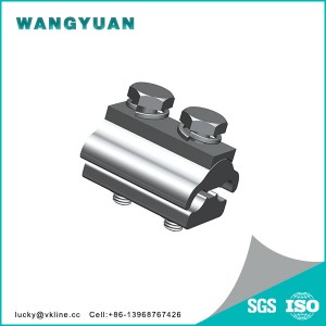 Non-tension center bolted AL/CU PG clamp with welded copper inserts CAPG-B2